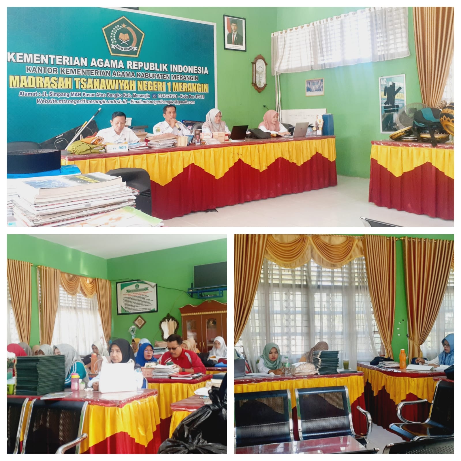 MTs N 1 Merangin Adakan Rapat Koordinasi Terkait Pembahasan Nilai Rapor MTs N 1 Merangin Adakan Rapat Koordinasi Terkait Pembahasan Nilai Rapor