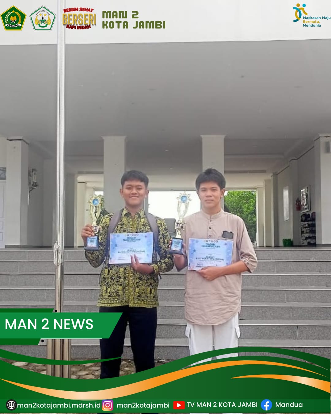 Siswa MAN 2 Kota Jambi Raih Prestasi Gemilang di NEUPHORIA II 2025 Siswa MAN 2 Kota Jambi Raih Prestasi Gemilang di NEUPHORIA II 2025