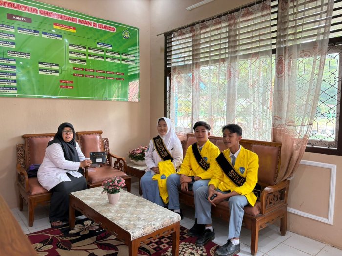 OSIS SMA Negeri 1 Bungo Kunjungi MAN 2 Bungo, Serahkan Undangan HUT Sekolah OSIS SMA Negeri 1 Bungo Kunjungi MAN 2 Bungo, Serahkan Undangan HUT Sekolah