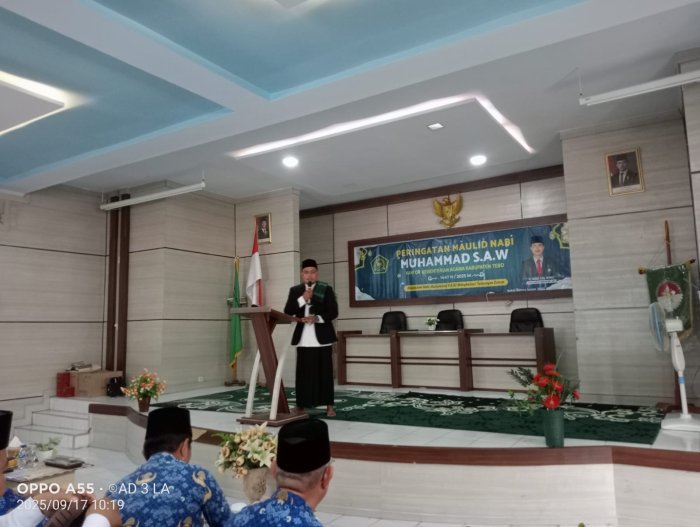 MTsN 5 Tebo Hadiri Peringatan Maulid Nabi Muhammad SAW di Kantor Kemenag Kabupaten Tebo MTsN 5 Tebo Hadiri Peringatan Maulid Nabi Muhammad SAW di Kantor Kemenag Kabupaten Tebo