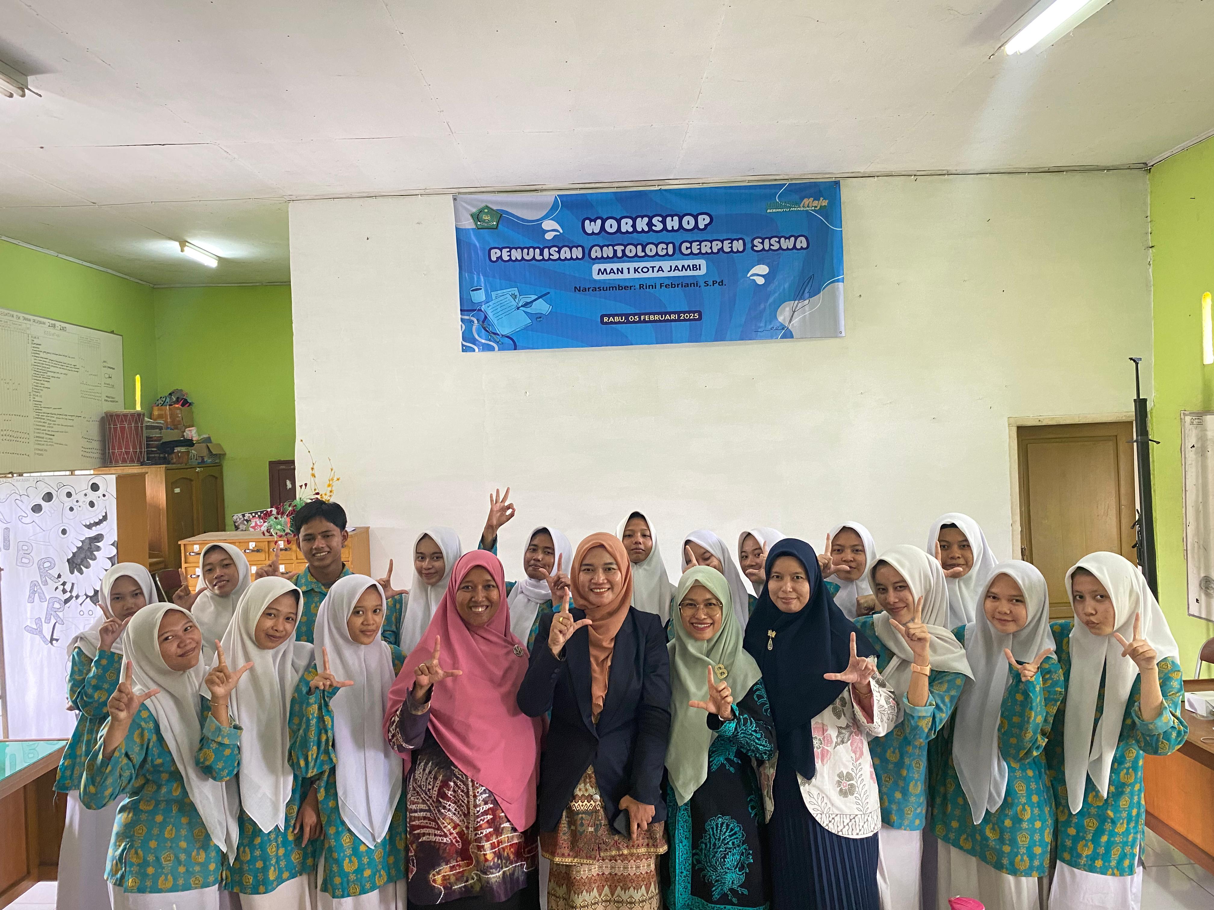 MAN 1 Kota Jambi: Antologi Cerpen Siswa Siap Terbit