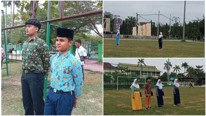 Matapkan Kesiapan, 4 Siswa MTsN 1 Batang Hari Ikuti Gladi Bersih Upacara Hari Anak Nasional 2026 di Alun-Alun