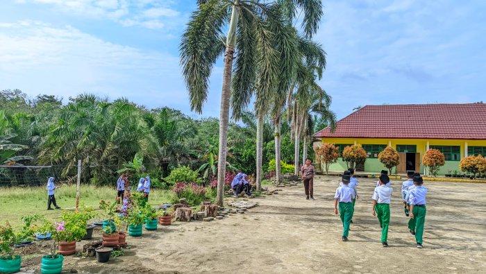 Latihan LKBB, MIN 4 Tebo Matangkan Persiapan Menuju Jambore Ranting 2025
