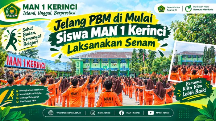 Jelang PBM Di mulai, Siswa MAN 1 Kerinci Semangat Ikuti Senam Bersama Jelang PBM Di mulai, Siswa MAN 1 Kerinci Semangat Ikuti Senam Bersama