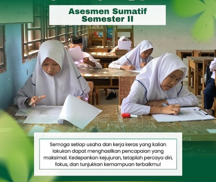 Hari Terakhir Asesmen Sumatif MTsNegeri 1 Kota Jambi Berjalan Lancar Hari Terakhir Asesmen Sumatif MTsNegeri 1 Kota Jambi Berjalan Lancar