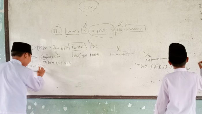 Bernyanyi dan Permainan Buat Materi Preposition of Place di Kelas 3B MIN 4 Tebo Lebih Menyenangkan dan Mudah Dipahami Bernyanyi dan Permainan Buat Materi Preposition of Place di Kelas 3B MIN 4 Tebo Lebih Menyenangkan dan Mudah Dipahami