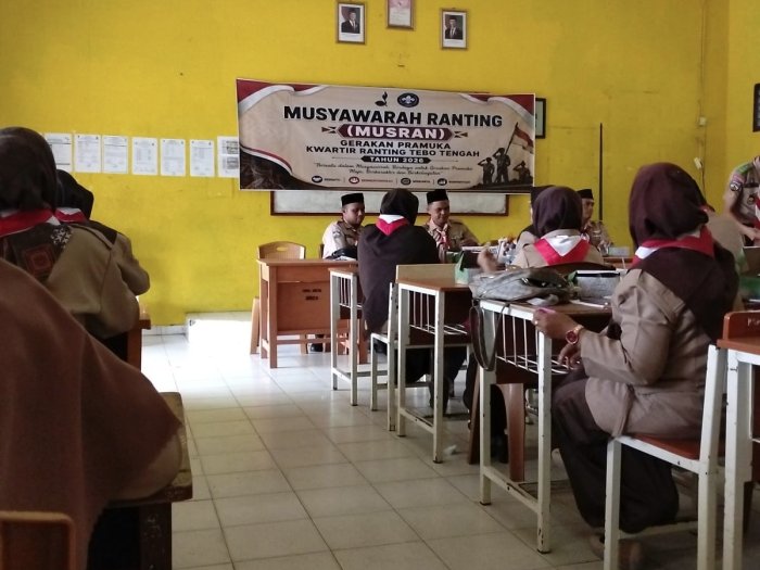 Pembina Pramuka MTsN 1 Tebo Hadiri Musyawarah Ranting Pembina Pramuka MTsN 1 Tebo Hadiri Musyawarah Ranting