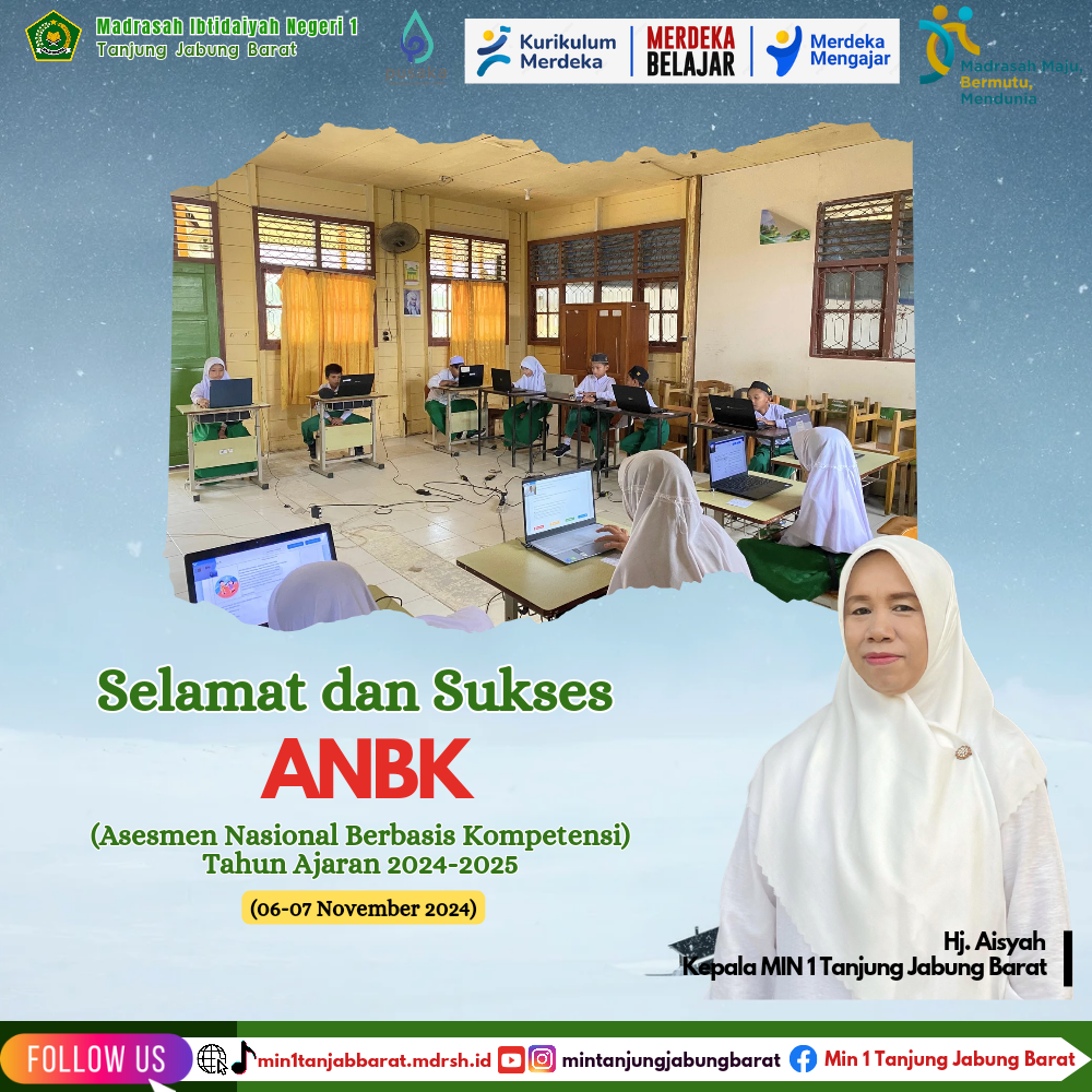 Hari Pertama Pelaksanaan ANBK 2024 di MIN 1 Tanjung Jabung Barat Berjalan Lancar Tanpa Kendala
