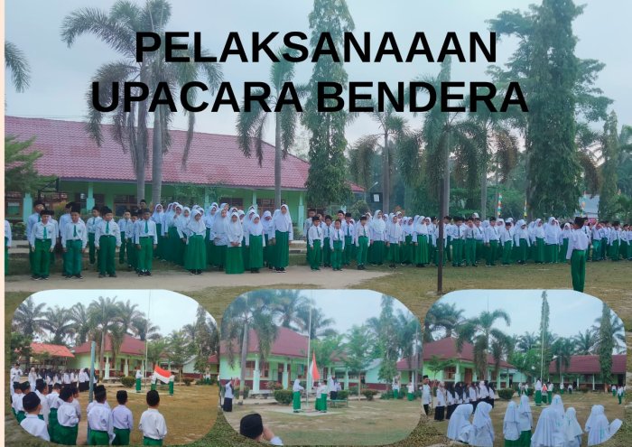 Semangat Patriotisme Berkobar di Upacara Bendera MIN 3 Tebo