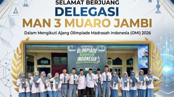 15 Siswa MAN 3 Muaro Jambi Ikuti Delegasi OMI Tingkat Kabupaten/Kota