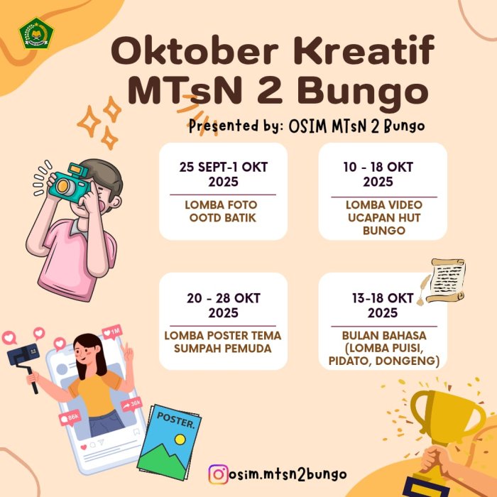 OSIM MTsN 2 Bungo Gelar Oktober Kreatif 2025 OSIM MTsN 2 Bungo Gelar Oktober Kreatif 2025