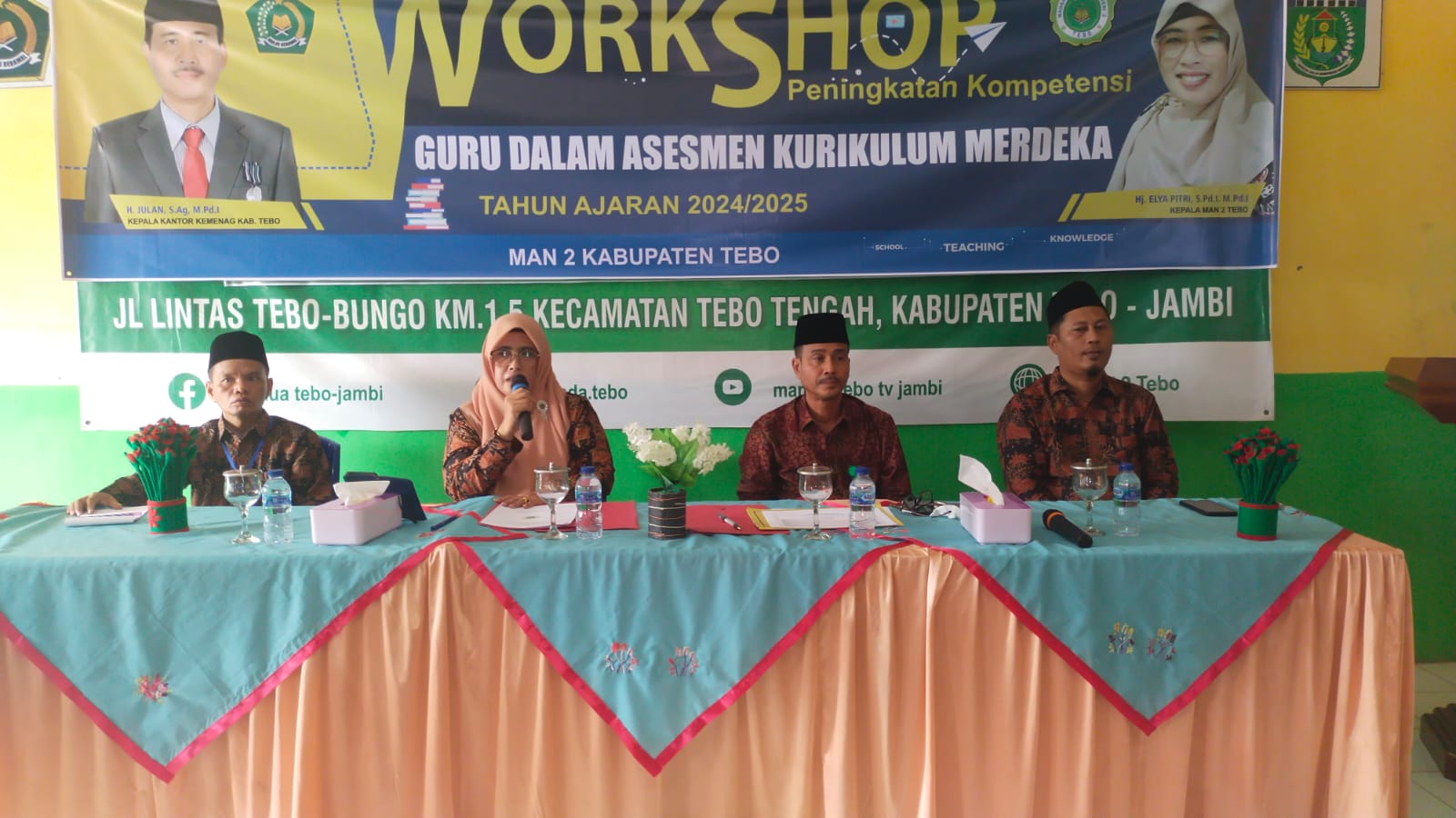 MAN 2 TEBO GELAR WORKSHOP PENINGKATAN KOMPETENSI GURU DALAM ASSESMENT KURIKULUM MERDEKA DAN PENGUATAN P5RA. MAN 2 TEBO GELAR WORKSHOP PENINGKATAN KOMPETENSI GURU DALAM ASSESMENT KURIKULUM MERDEKA DAN PENGUATAN P5RA.