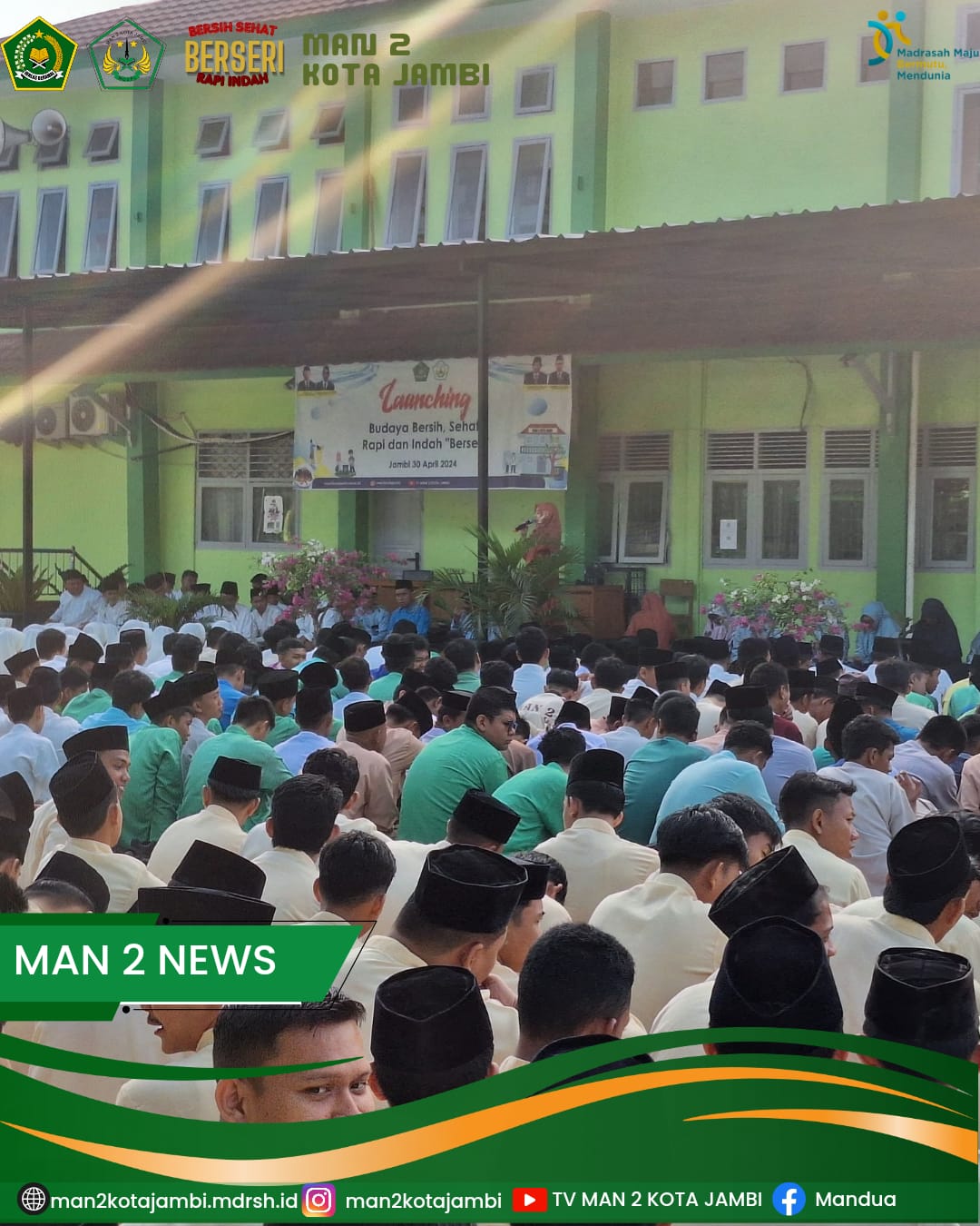 Wakabid Kesiswaan MAN 2 Kota Jambi Imbau Ekskul Aktif Pasca Libur Semester