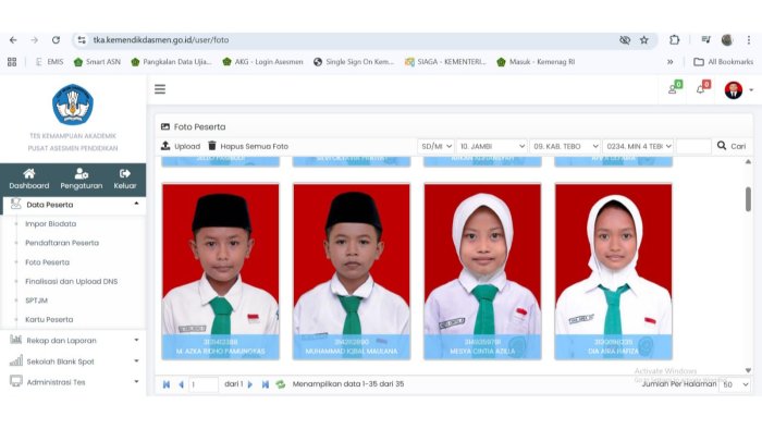 MIN 4 Tebo Rampungkan Persiapan TKA 2026, Tanggal 2 Sampai 8 Maret Siap Laksanakan Simulasi