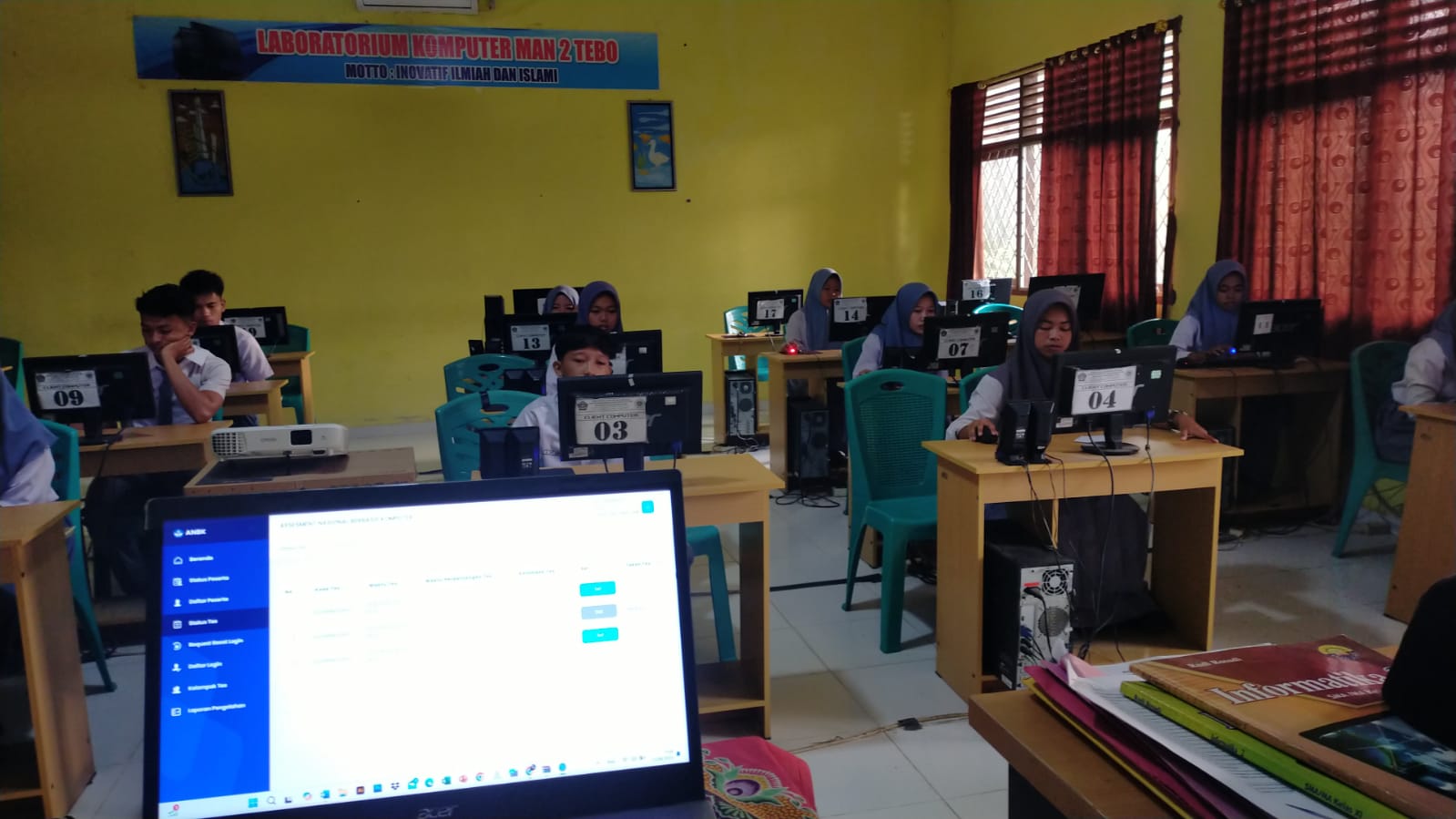 GLADI BERSIH ANBK MAN 2 TEBO :  LANCAR DAN  SUKSES