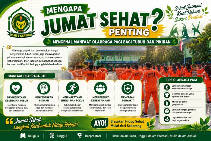 Mengapa Jumat Sehat Penting? Mengenal Manfaat Olahraga Pagi Bagi Tubuh dan Pikiran Mengapa Jumat Sehat Penting? Mengenal Manfaat Olahraga Pagi Bagi Tubuh dan Pikiran