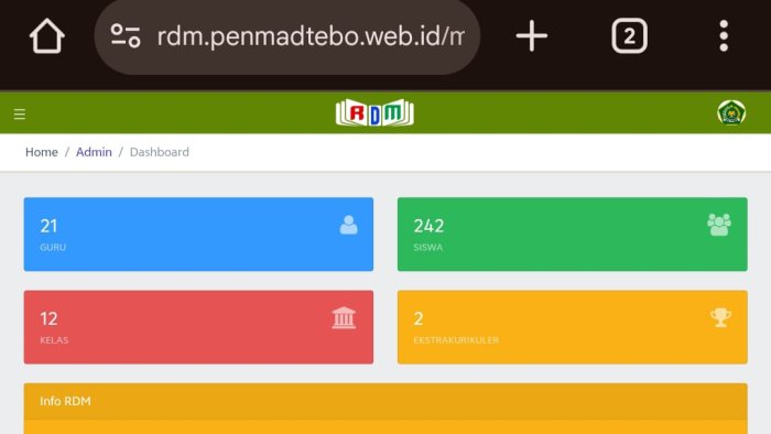 RDM Online MIN 4 Tebo Permudah Guru Kelola Penilaian Tanpa Terikat Waktu dan Tempat RDM Online MIN 4 Tebo Permudah Guru Kelola Penilaian Tanpa Terikat Waktu dan Tempat