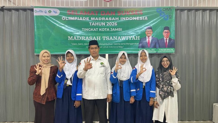 Dukungan Penuh Kepala Madrasah untuk Pejuang OMI MTsN 3 Kota Jambi