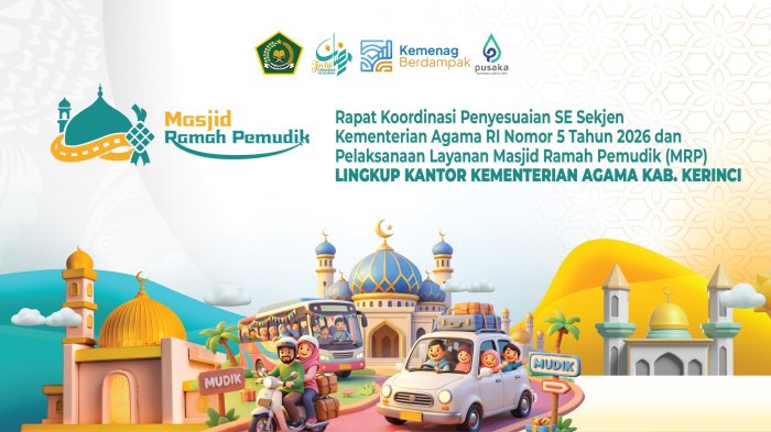 Kepala MAN 1 Kerinci Ikuti Rapat Koordinasi Penyesuaian SE Sekjen Kemenag dan Layanan Masjid Ramah Pemudik (MRP) Kepala MAN 1 Kerinci Ikuti Rapat Koordinasi Penyesuaian SE Sekjen Kemenag dan Layanan Masjid Ramah Pemudik (MRP)