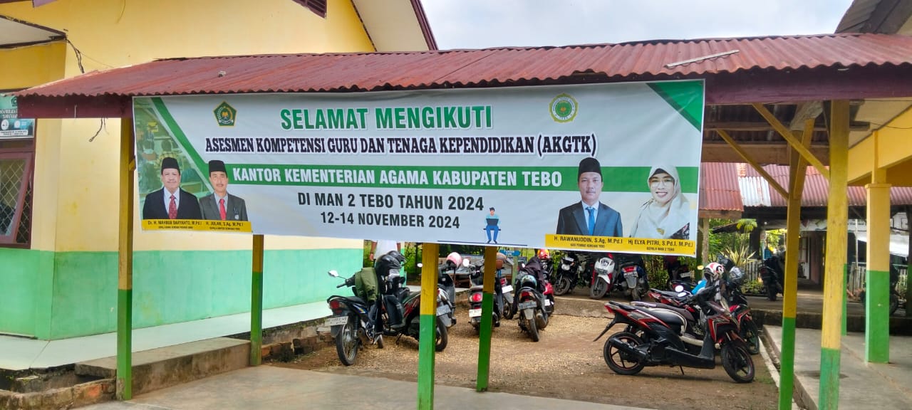 AKGTK TAHUN 2024, MAN 2 TEBO KEMBALI MENJADI TEMPAT ASESMEN KOMPETENSI ( TAK )