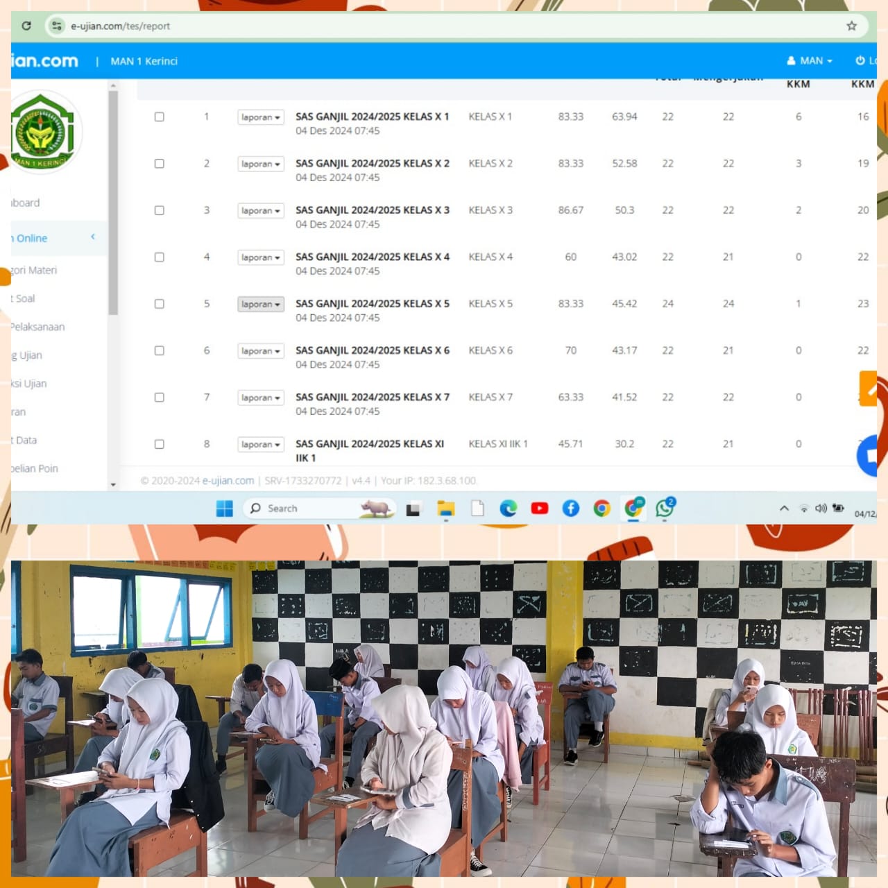 Terapkan Transparansi Ujian Sistem Android, Siswa MAN 1 Kerinci Dapat Lansung Mengetahui Hasil Ujian Terapkan Transparansi Ujian Sistem Android, Siswa MAN 1 Kerinci Dapat Lansung Mengetahui Hasil Ujian