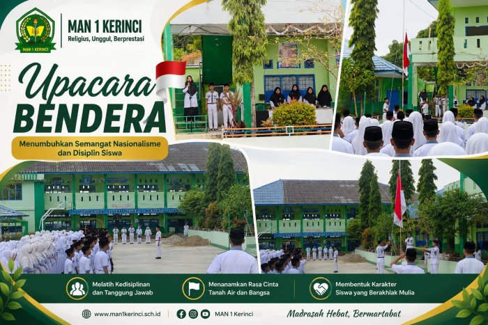 Upacara Bendera di MAN 1 Kerinci Tanamkan Semangat Nasionalisme dan Disiplin Siswa Upacara Bendera di MAN 1 Kerinci Tanamkan Semangat Nasionalisme dan Disiplin Siswa