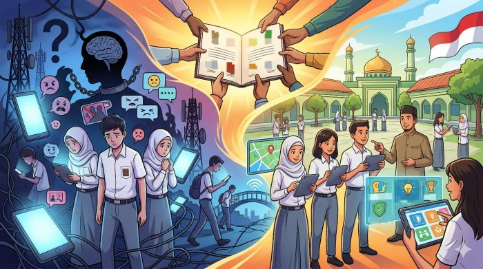 SKB 7 Menteri: Satu dari Tiga Remaja Alami Gangguan Mental Akibat Paparan Teknologi SKB 7 Menteri: Satu dari Tiga Remaja Alami Gangguan Mental Akibat Paparan Teknologi