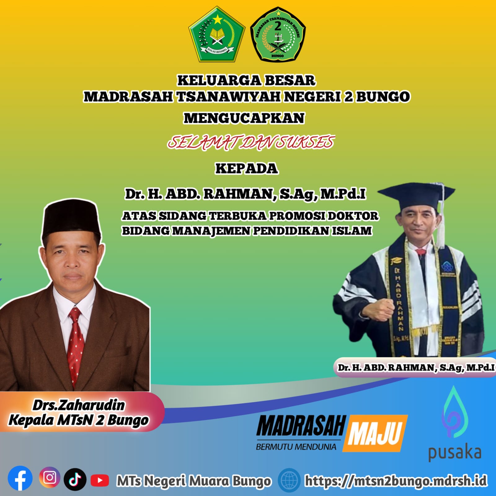 SELAMAT DAN SUKSES SELAMAT DAN SUKSES