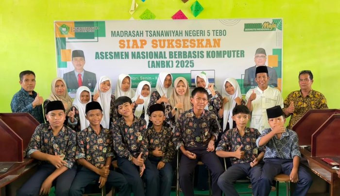 Hari Kedua ANBK di MTsN 5 Tebo Berjalan Lancar, Ditutup Secara Resmi oleh Kepala Madrasah