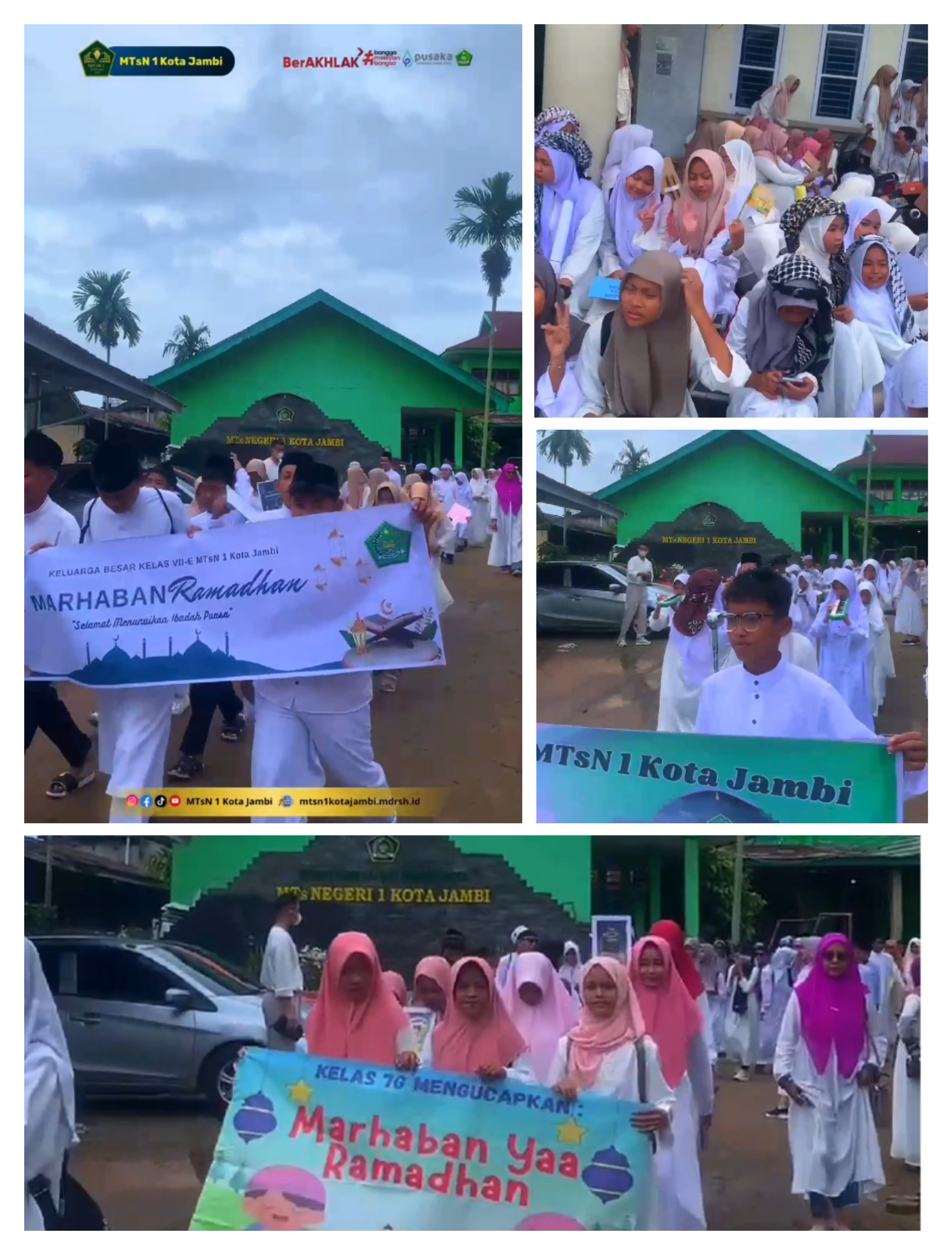 Gembira Sambut Bulan Mulia, MTs Negeri 1 Gelar Tradisi Perayaan Tarhib Ramadhan Gembira Sambut Bulan Mulia, MTs Negeri 1 Gelar Tradisi Perayaan Tarhib Ramadhan