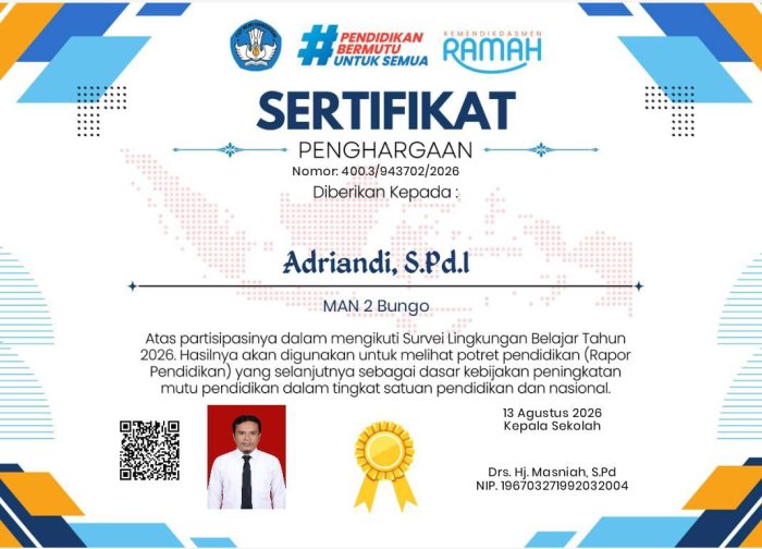Guru MAN 2 Bungo Tuntaskan SULINGJAR, Sertifikat Segera Dicetak Guru MAN 2 Bungo Tuntaskan SULINGJAR, Sertifikat Segera Dicetak