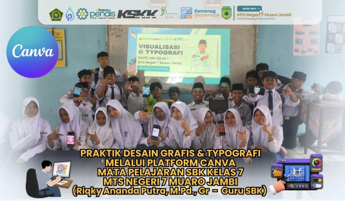 Transformasi Digital di Ruang Kelas: Siswa MTsN 7 Muaro Jambi Hasilkan Karya Tipografi Memukau Melalui Canva Transformasi Digital di Ruang Kelas: Siswa MTsN 7 Muaro Jambi Hasilkan Karya Tipografi Memukau Melalui Canva
