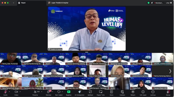 MTsN 1 Tebo Ikuti Launching Program Humas Level Up secara Daring MTsN 1 Tebo Ikuti Launching Program Humas Level Up secara Daring