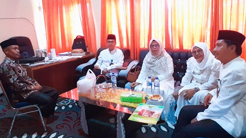 Kunjungan dan Monev Pelaksanaan ANBK oleh Kepala Kemenag Tebo