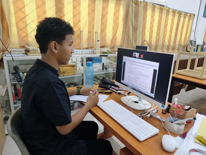 Persiapkan ke OMI Nasional, Raskal Ikuti Drill Soal Bersama Pakar UIN Walisongo