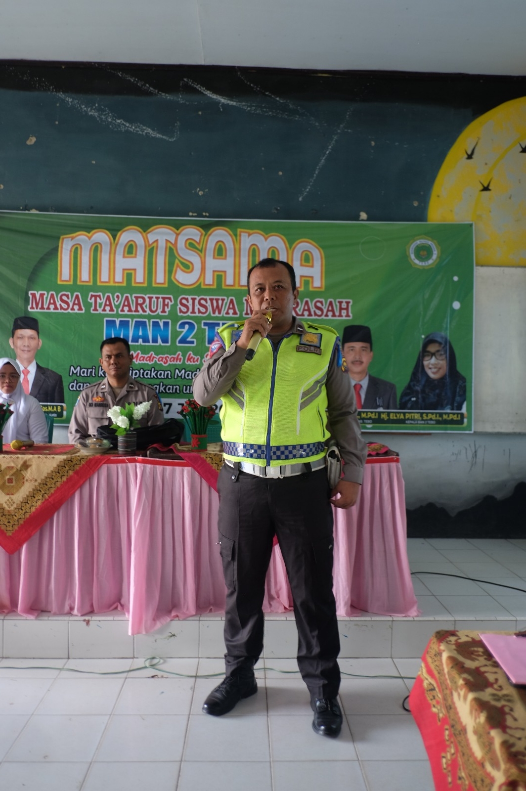 MAN 2 Tebo  Hadirkan Satlantas Tebo Pada Matsama 2024  