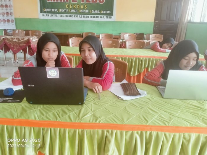 MAN 2 Tebo Gelar Simulasi CBT Olimpiade Madrasah Indonesia