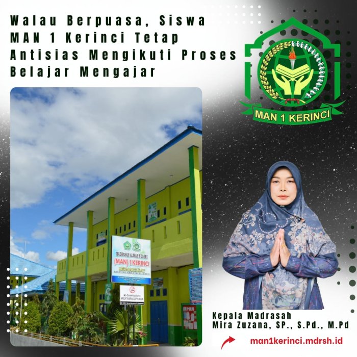 Walau Berpuasa, Siswa MAN 1 Kerinci Tetap Antisias Mengikuti Proses Belajar Mengajar Walau Berpuasa, Siswa MAN 1 Kerinci Tetap Antisias Mengikuti Proses Belajar Mengajar