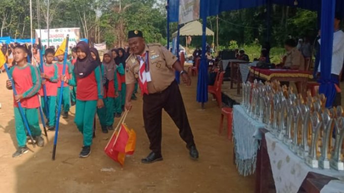 Kontingen MIN 4 Tebo Siap Jalani Hiking Hari Ketiga Jamran Rimbo Bujang