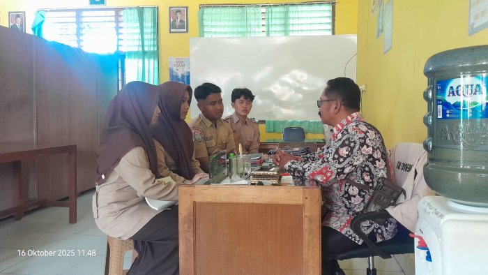 OSIM dan Waka Kesiswaan MAN 2 Tebo Sinergi, Susun Strategi Sukseskan Program Kerja Semester Ganjil