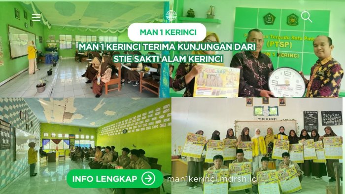 STIE Alam Kerinci Lakukan Kunjungan Kampus ke MAN 1 Kerinci, Sosialisasikan Pendidikan Tinggi STIE Alam Kerinci Lakukan Kunjungan Kampus ke MAN 1 Kerinci, Sosialisasikan Pendidikan Tinggi