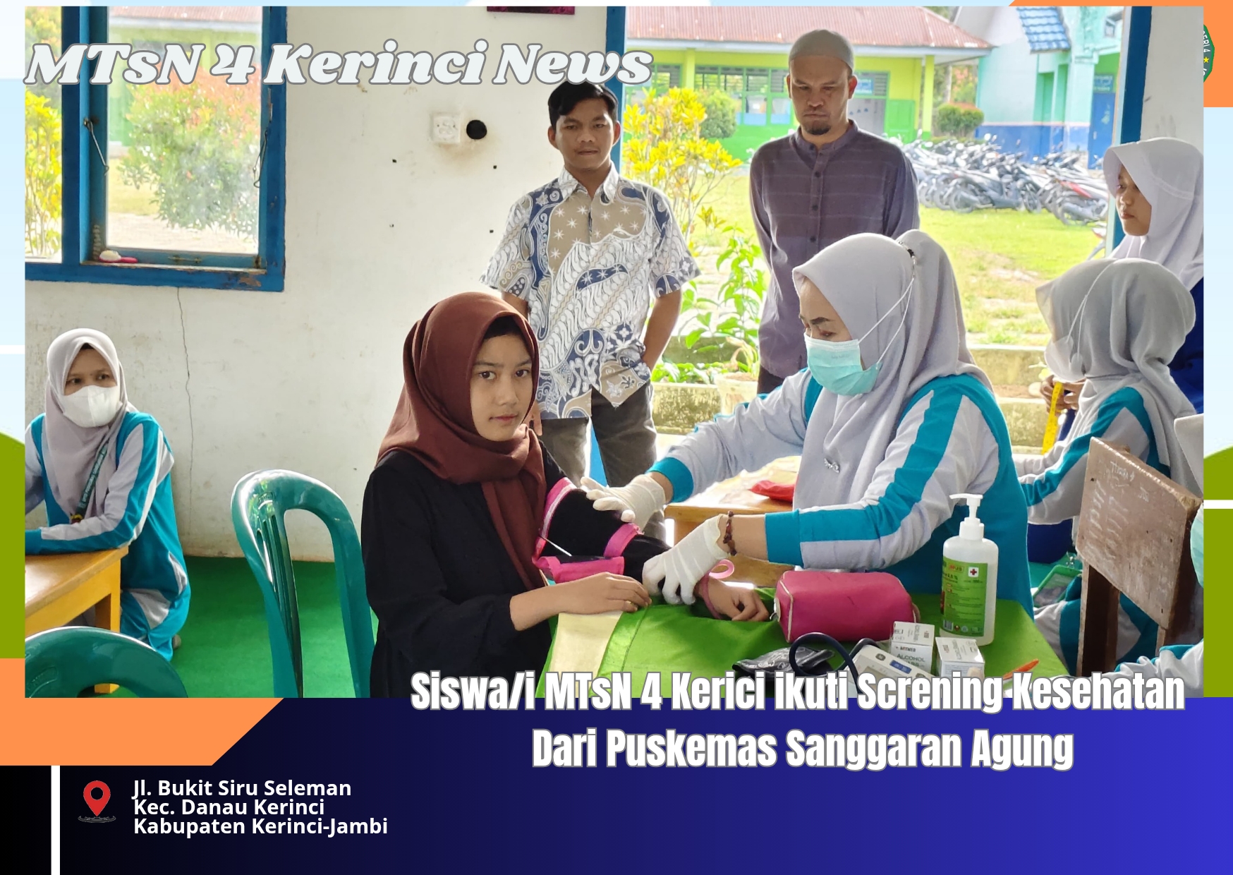 Siswa/i MTsN 4 Kerici Ikuti Screning Kesehatan Dari Puskemas Sanggaran Agung Siswa/i MTsN 4 Kerici Ikuti Screning Kesehatan Dari Puskemas Sanggaran Agung