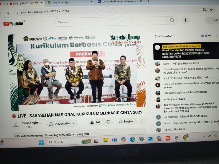 MAN 2 Tebo Mengikuti Sarasehan Nasional Kurikulum Berbasis Cinta MAN 2 Tebo Mengikuti Sarasehan Nasional Kurikulum Berbasis Cinta