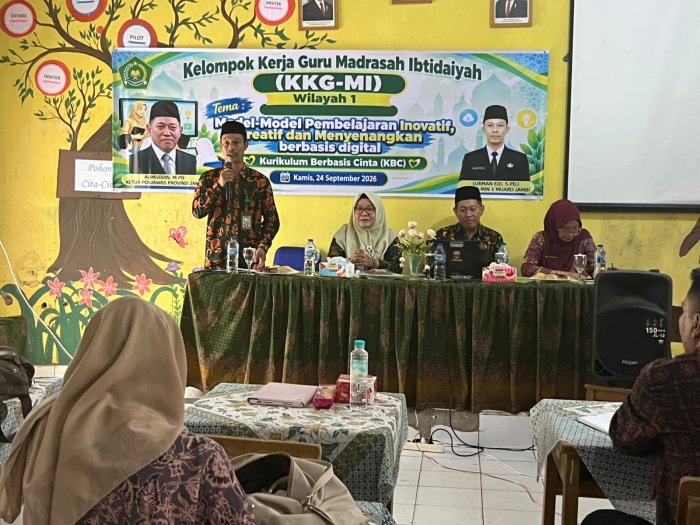 MIN 1 Muaro Jambi Selenggarakan KKG dan KKM Wilayah 1