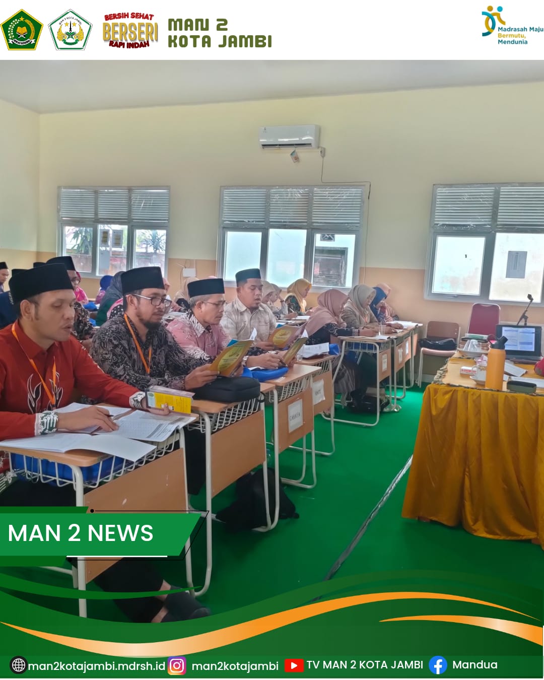 Peserta TOT Metode Amtsilati di MAN 2 Kota Jambi Antusias, Harapkan Kegiatan Lanjutan Peserta TOT Metode Amtsilati di MAN 2 Kota Jambi Antusias, Harapkan Kegiatan Lanjutan