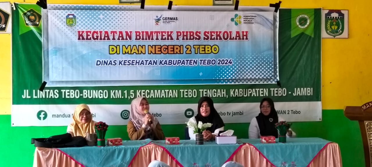 BIMTEK PHBS OLEH DINAS KESEHATAN KABUPATEN TEBO DI MAN 2 TEBO, BIMTEK PHBS OLEH DINAS KESEHATAN KABUPATEN TEBO DI MAN 2 TEBO,