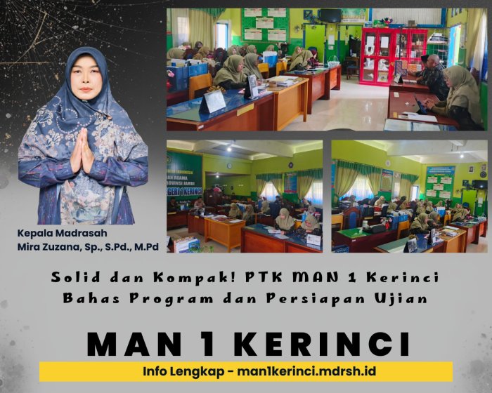 Solid dan Kompak! PTK MAN 1 Kerinci Bahas Program dan Persiapan Ujian Solid dan Kompak! PTK MAN 1 Kerinci Bahas Program dan Persiapan Ujian