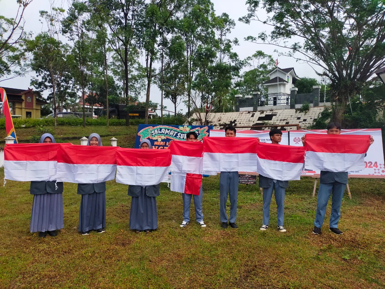 Gerakan Nasional Launching Bendera Nasional di Kabupaten Tebo Meriahkan Hari Lahir Pancasila 2024