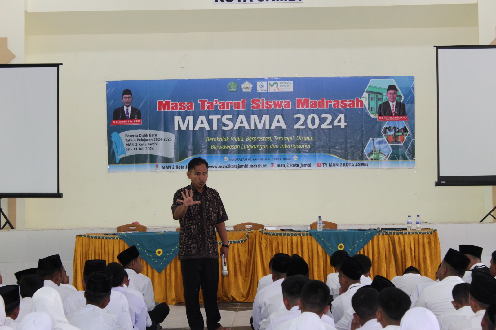 Sesi ESQ Menutup Kegiatan MATSAMA MAN 2 Kota Jambi 2024