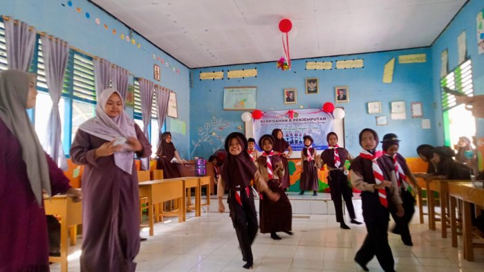 Siswa MIN 4 Tebo Jalani Gladi Penampilan Hiburan Perpisahan PPLK